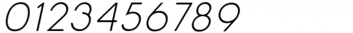 Aotani Thin Italic Font OTHER CHARS