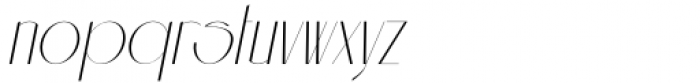 Aouar Italic Font LOWERCASE