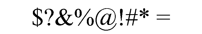 Aparajita Regular Font OTHER CHARS