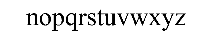 Aparajita Regular Font LOWERCASE