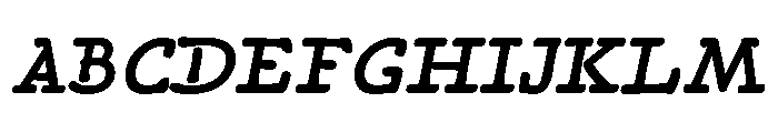 Apostil Bold Font UPPERCASE