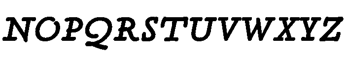 Apostil Bold Font UPPERCASE