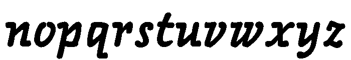Apostil Bold Font LOWERCASE