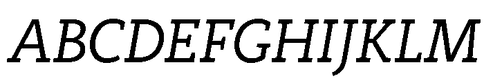 Apostil Italic Font UPPERCASE