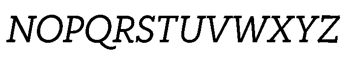Apostil Italic Font UPPERCASE