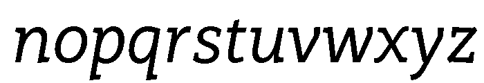 Apostil Italic Font LOWERCASE