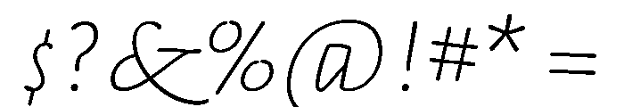 Apostil Light Font OTHER CHARS