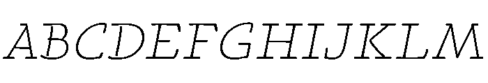 Apostil Light Font UPPERCASE