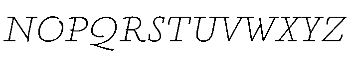 Apostil Light Font UPPERCASE