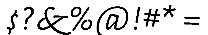Apostil Regular Font OTHER CHARS