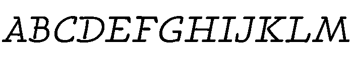 Apostil Regular Font UPPERCASE