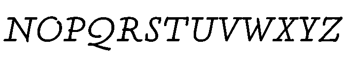 Apostil Regular Font UPPERCASE