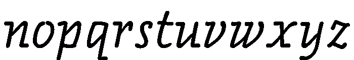 Apostil Regular Font LOWERCASE