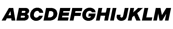 Aptos Heavy Italic Font UPPERCASE