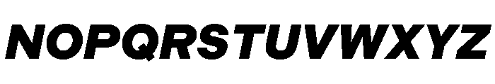 Aptos Heavy Italic Font UPPERCASE