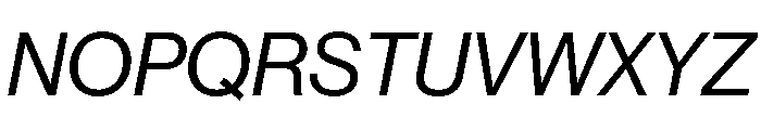 Aptos Medium Italic Font UPPERCASE