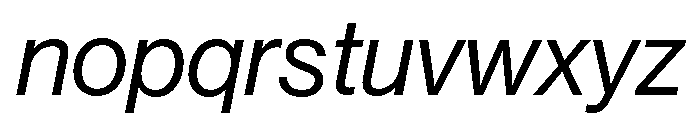 Aptos Medium Italic Font LOWERCASE