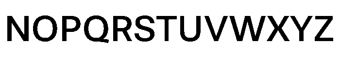 Aptos Medium Font UPPERCASE