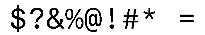Aptos Mono Regular Font OTHER CHARS