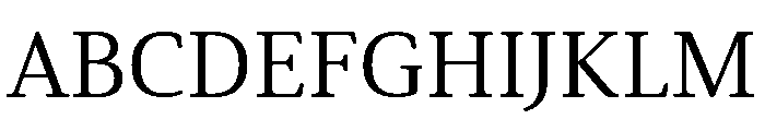 Aptos Serif Medium Font UPPERCASE