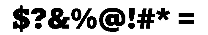 Aptos Slab Black Font OTHER CHARS