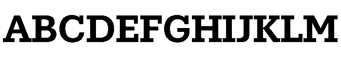 Aptos Slab Bold Font UPPERCASE