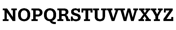 Aptos Slab Bold Font UPPERCASE