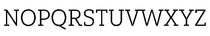 Aptos Slab Extra Light Font UPPERCASE