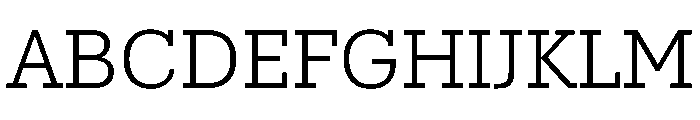 Aptos Slab Light Font UPPERCASE