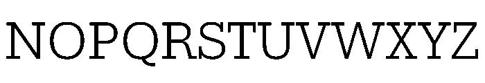 Aptos Slab Light Font UPPERCASE