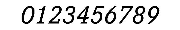 Aptos Slab Medium Italic Font OTHER CHARS