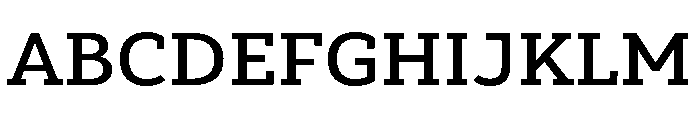 Aptos Slab Medium Font UPPERCASE