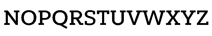 Aptos Slab Medium Font UPPERCASE