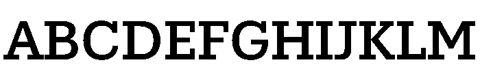 Aptos Slab SemiBold Font UPPERCASE