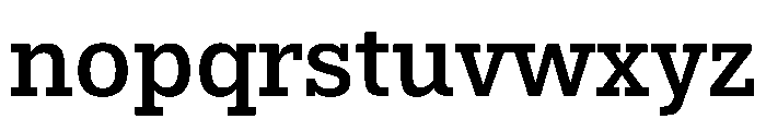 Aptos Slab SemiBold Font LOWERCASE