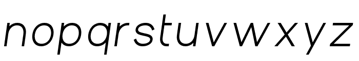 Aperta Bold Italic Font LOWERCASE