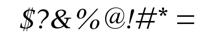 ApolloMTStd-Italic Font OTHER CHARS