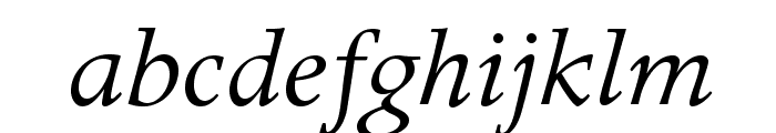 ApolloMTStd-Italic Font LOWERCASE