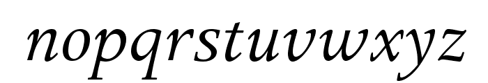 ApolloMTStd-Italic Font LOWERCASE