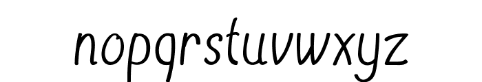 Apoto-CondensedRegular Font LOWERCASE