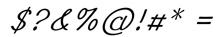ApotoItalic Font OTHER CHARS