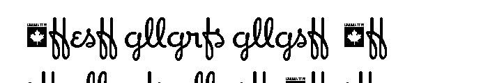 Apricot Ligatures One Font OTHER CHARS