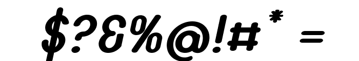 Apropo-BoldItalic Font OTHER CHARS