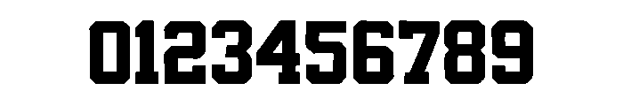 APEX VARSITY Font OTHER CHARS
