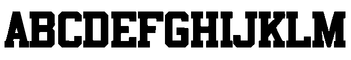 APEX VARSITY Font UPPERCASE