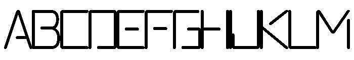 APONIA Light Font UPPERCASE
