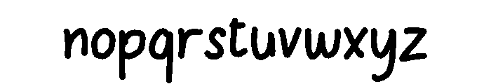 Apa Ajalah Gitu Font LOWERCASE