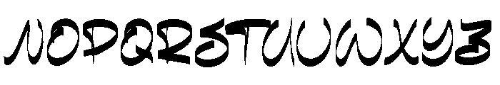 Aparty Gottery Font UPPERCASE