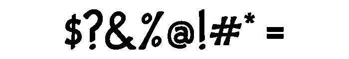Aperitivo Affair Font OTHER CHARS