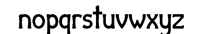 Aperitivo Affair Font LOWERCASE